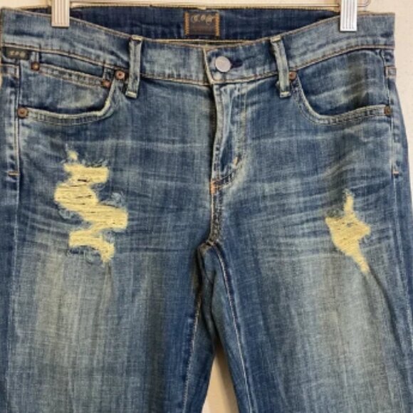 Size 28 Citizens of Humanity Morrison Slim Boot Cut blue jeans Odyssey NWT - Picture 4 of 9